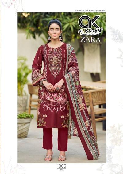 Alkaram zara vol-1 textiles wholesale kurtis bengaluru karnataka